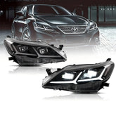 09-12 Toyota Reiz/Mark X 2nd Generation (X130) Pre-Facelift Vland LED Projector Headlight Black