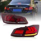 13-15 Honda Accord 9th Gen Sedan Vland LED Tail Lamp (with Sequential Turn Signal)