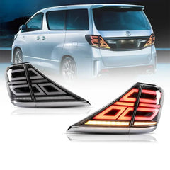 08-15 トヨタ アルファード 2 代目 (AH20) Vland II LED テールライト シーケンシャル ウインカー付
