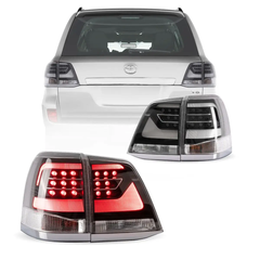 08-11 Toyota Land Cruiser 200 Series Vland LED Tail Light with Amber Turn Signal