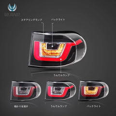 06-15 Toyota FJ Cruiser (XJ10) Vland LED II Tail Light Clear