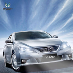 09-12 Toyota Reiz/Mark X 2nd Generation (X130) Pre-Facelift Vland LED Projector Headlight Black