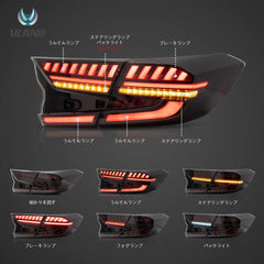 18-22 Honda Accord 10th Gen (CV1/CV2/CV3) Pre-Facelift Vland LED Tail Lamp with Dynamic Welcome Light