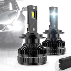 VLAND 2PCs D2S/H7/9005 LED Bulbs 6000K Fit for Headlights don't need Ballast BULBS D2S