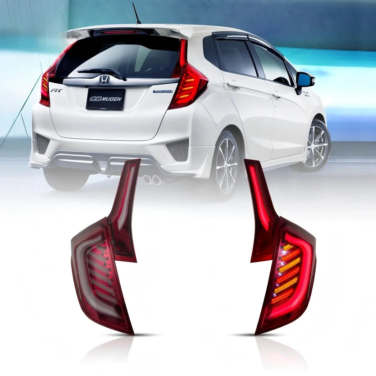 13-20 Honda Fit/Jazz 3rd generation (GK/GH/GP) Hatchback V Land II LED tail lamp (with amber turn signal smoke)