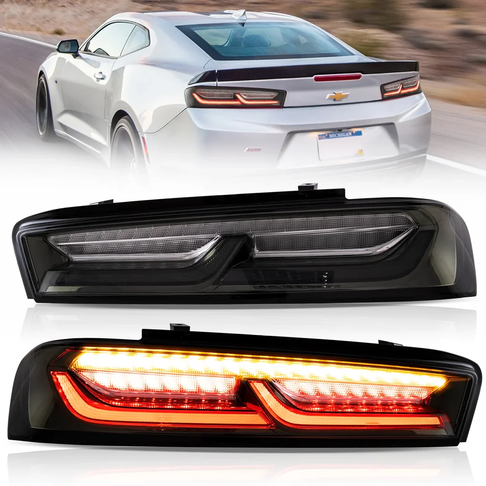 16-18 Chevrolet Camaro 6th generation Vland LED tail lamp with sequential turn signal (plug for US model)