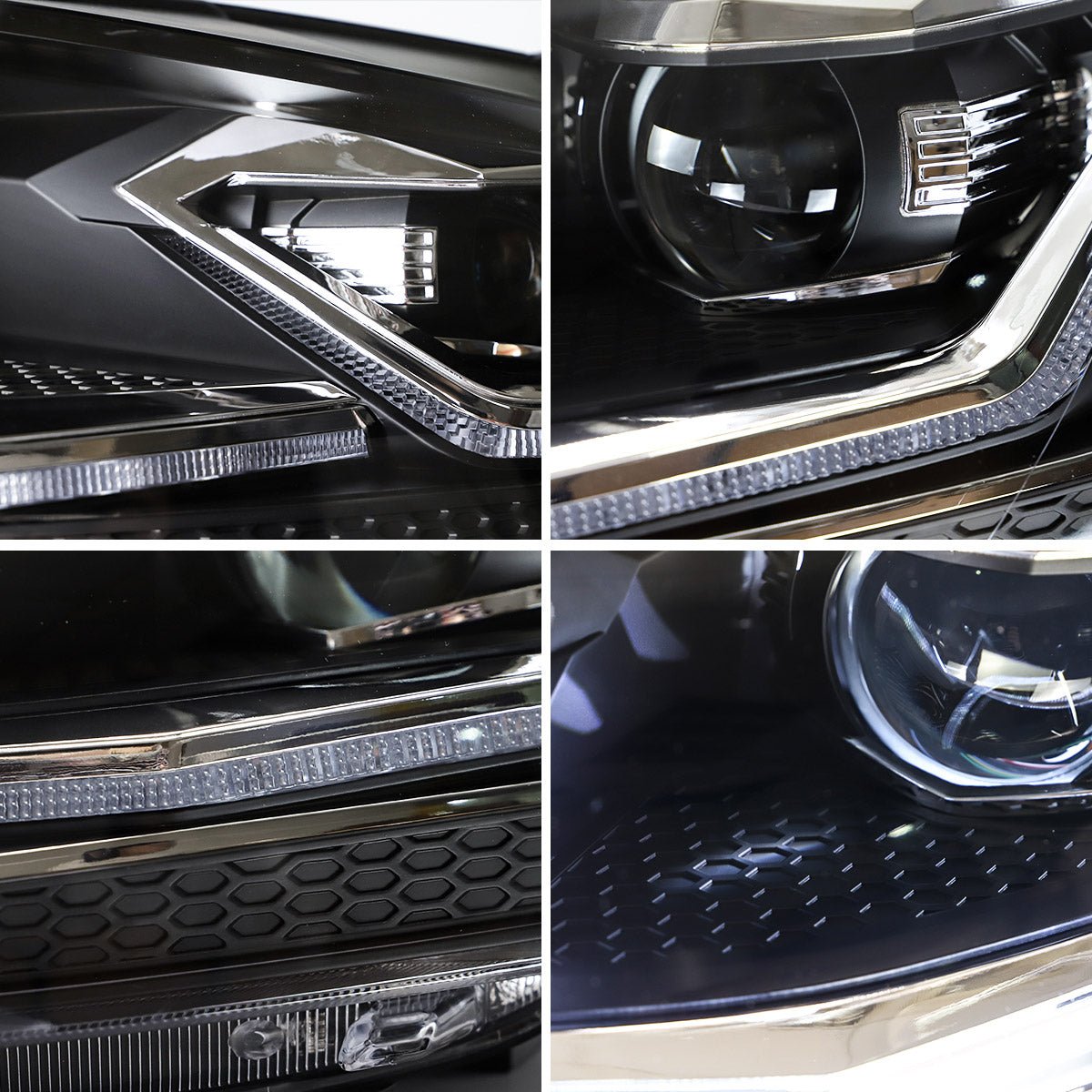 VLAND 2018-2021 Golf MK7.5 ハロゲンモデル用ヘッドライト Eマーク認証付き