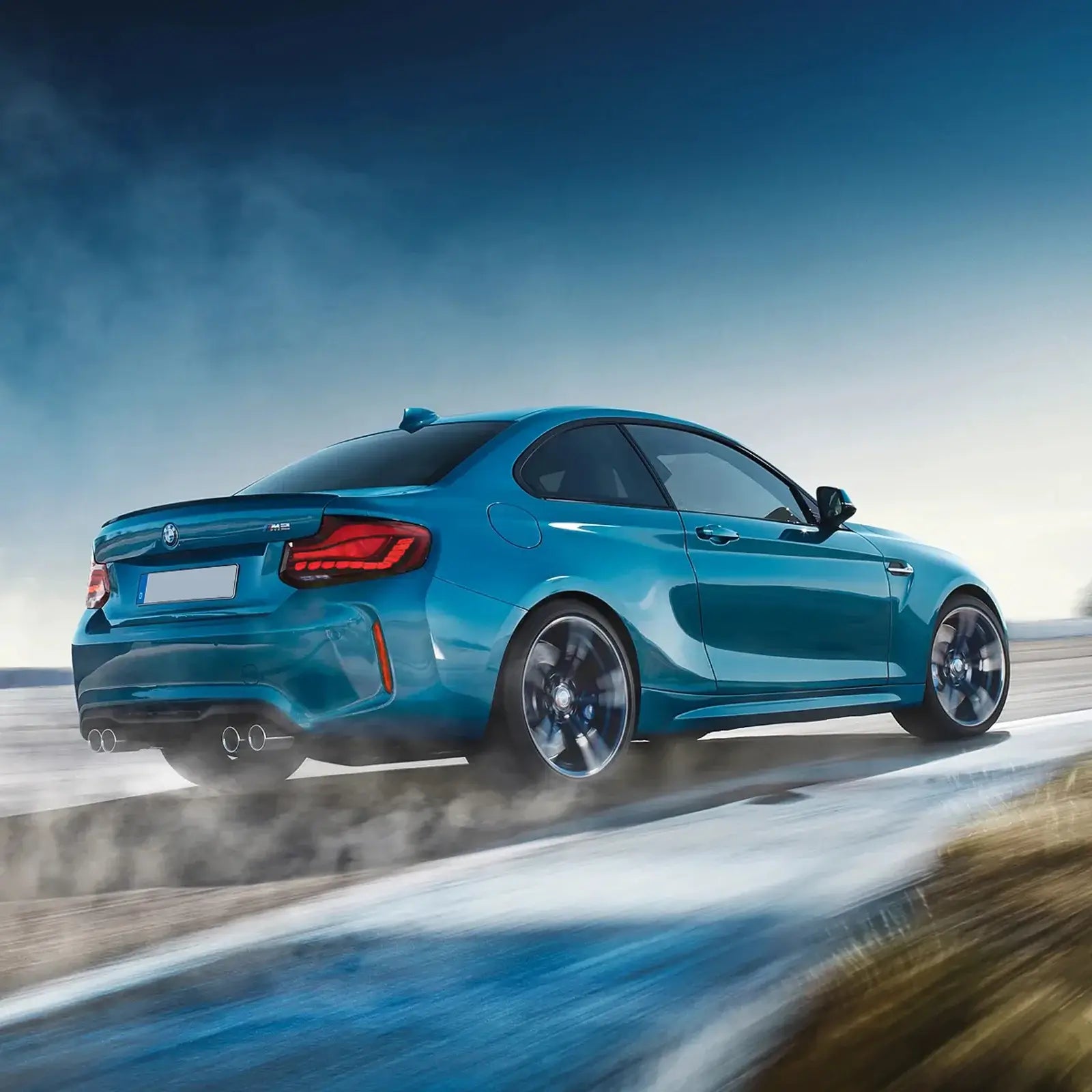 VLAND BMW 2シリーズ F22/F23・M2 F87（2014～2021年式）用 OLEDテールライト ダイナミック点灯機能付き GTSスタイル Eマーク認証取得