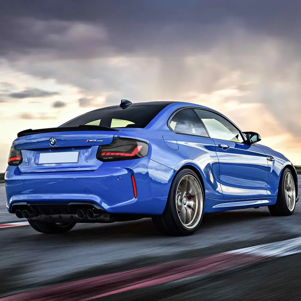 VLAND BMW 2シリーズ F22/F23・M2 F87（2014～2021年式）用 OLEDテールライト ダイナミック点灯機能付き GTSスタイル Eマーク認証取得