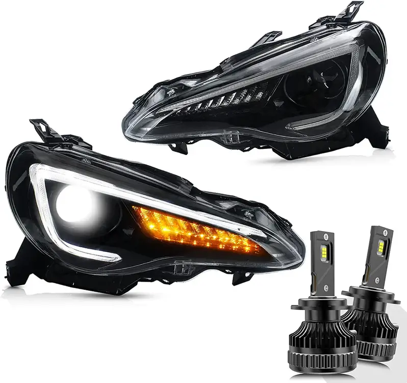 12-21 Vland トヨタ サイオン FR-S/BRZ/86 ヘッドライト ヘッドランプ アセンブリ ハロゲンタイプ