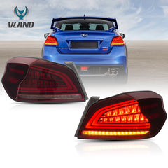 15-21 Subaru WRX &amp; WRX STI 1st Generation (VA) Vland LED Tail Lamp with Sequential Turn Signal