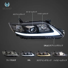 10-11 Toyota Camry 6th Generation XV40 Facelift Regular Model Sedan V Land Projector Headlight
