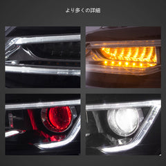 09-17 Volkswagen Polo MK5 (6R/6C) Vland Dual Beam Projector Headlight GTI Demon Eyes Black
