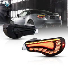 12-20 Toyota 86 GT86 FT86 13-20 Subaru BRZ 13-20 Scion FR-S Vland LED Tail Lamp Sequential Turn Signal Dynamic Welcome Lighting [Dragon Style]