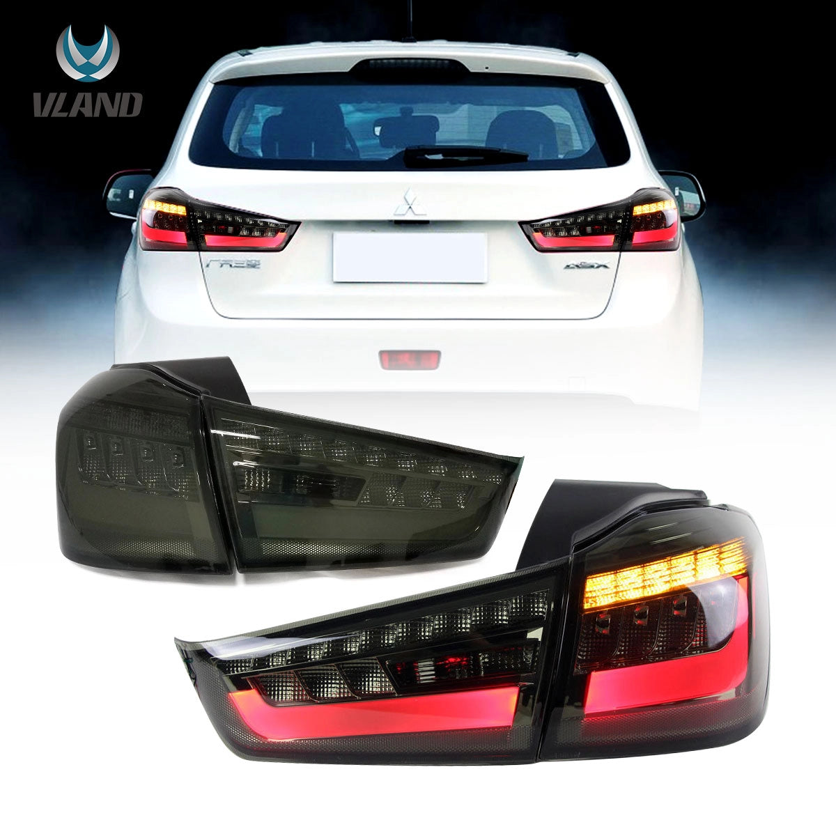 12-22 Mitsubishi ASX Vland LED Tail Lamp (Amber Turn Signal)