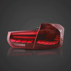 12-18 BMW 3 Series 6th Gen (F30 F35 F80) Vland OLED Tail Light with Dynamic Welcome Lighting (GTS Style)