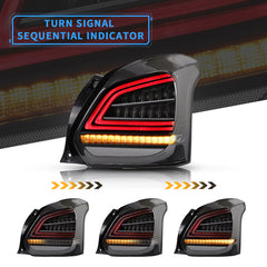 17-22 Suzuki Swift Sport 3th Gen (A2L414) Hatchback Vland LED Tail Lamp with Sequential Turn Signal
