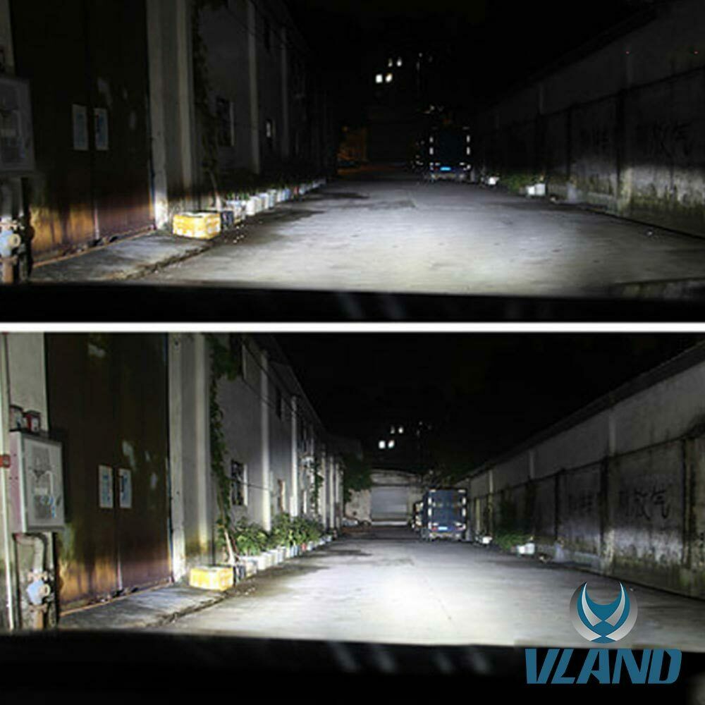 VLAND 2PCs D2S/H7/9005 LED Bulbs 6000K Fit for Headlights don't need Ballast BULBS 