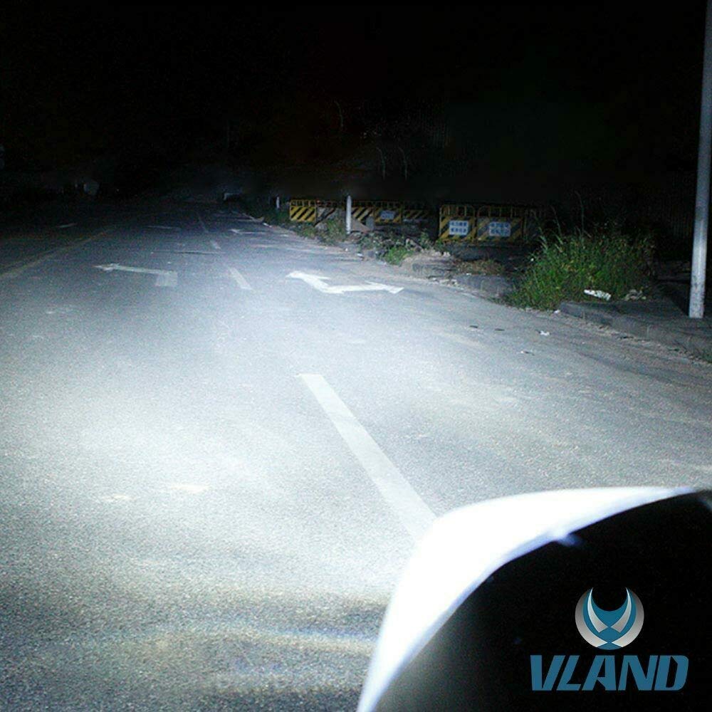VLAND 2PCs D2S/H7/9005 LED Bulbs 6000K Fit for Headlights don't need Ballast BULBS 