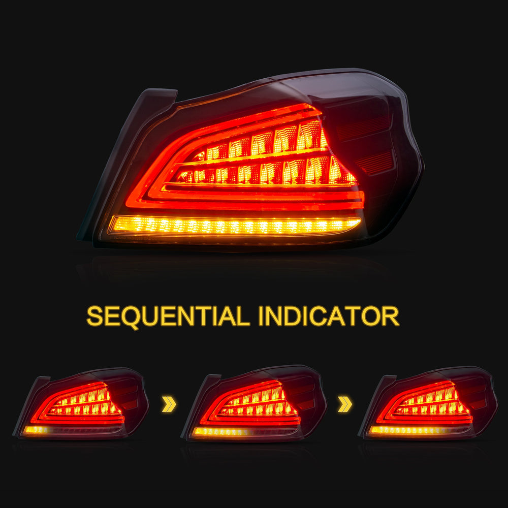 VLAND TAIL LIGHT ASSEMBLY FIT FOR 2015-2019 Subaru WRX / STI 汽车照明系统 Vland Manufacturer 