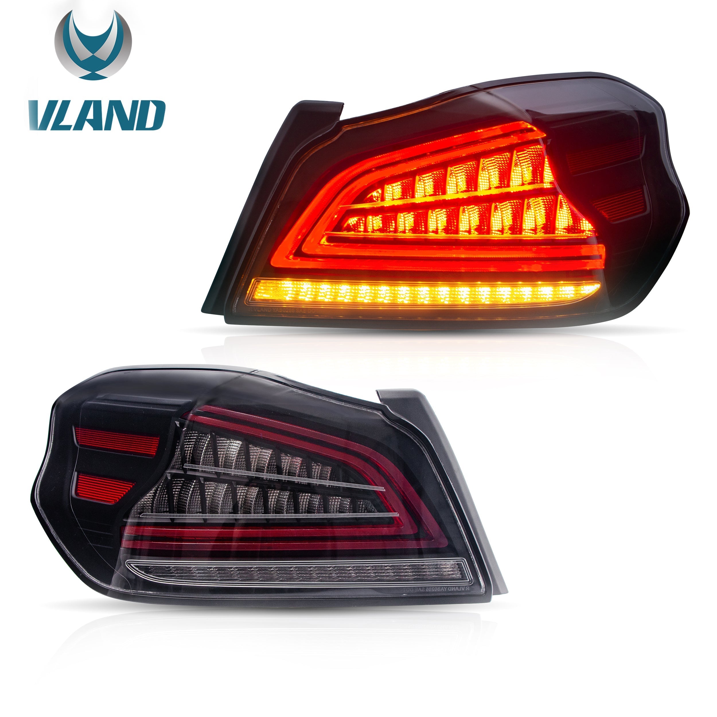 VLAND TAIL LIGHT ASSEMBLY FIT FOR 2015-2019 Subaru WRX / STI 汽车照明系统 Vland Manufacturer CLEAR 