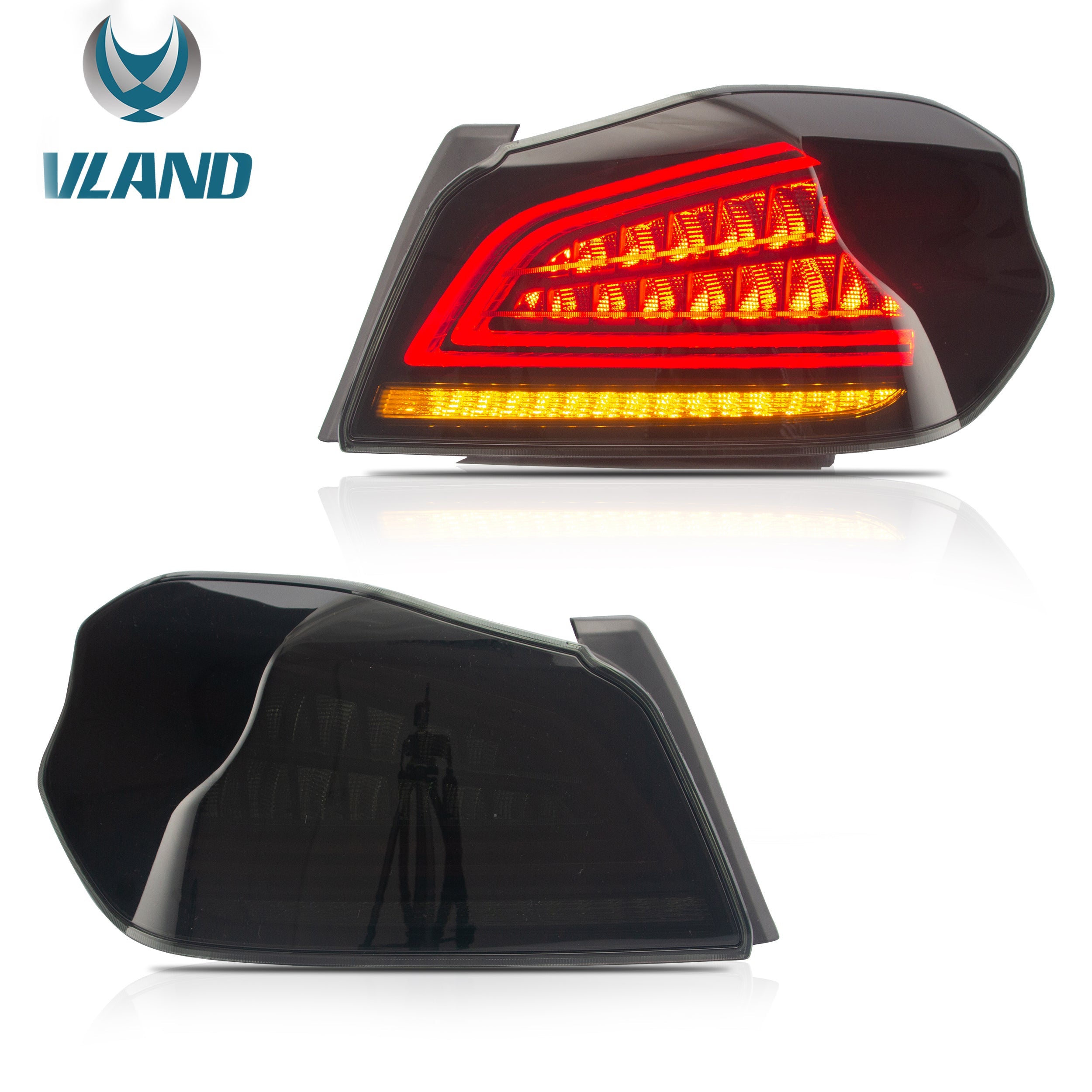 VLAND TAIL LIGHT ASSEMBLY FIT FOR 2015-2019 Subaru WRX / STI 汽车照明系统 Vland Manufacturer SMOKED 